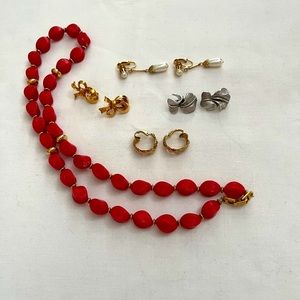 Jewelry lot Vintage Coros Napier Emmons LH Segal